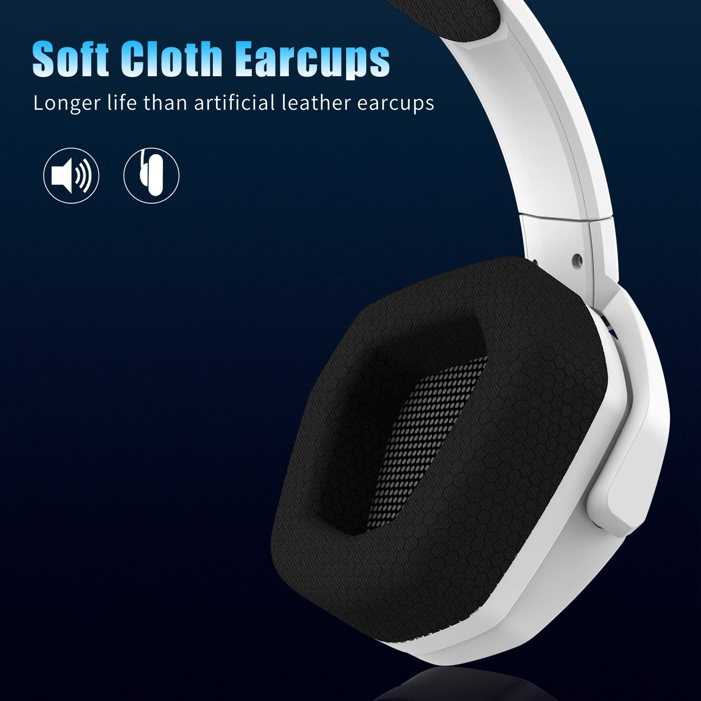 Auriculares inalámbricos duales para juegos NUBWO G06 con micrófono para PS5, PS4, PC, dispositivos móviles, Switch, auriculares para juegos Bluetooth 5.3 de 2,4 GHz